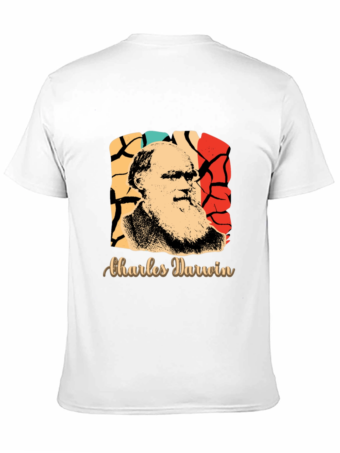 Charles Darwin Retro Graphic T-Shirt