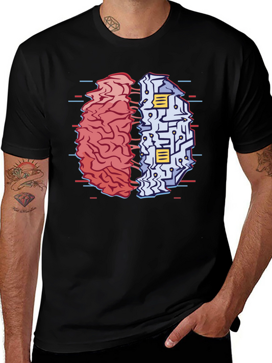 Brain Circuitry T-Shirt - Left vs Right Brain