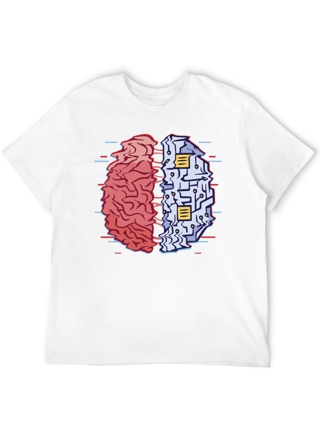 Brain Circuitry T-Shirt - Left vs Right Brain