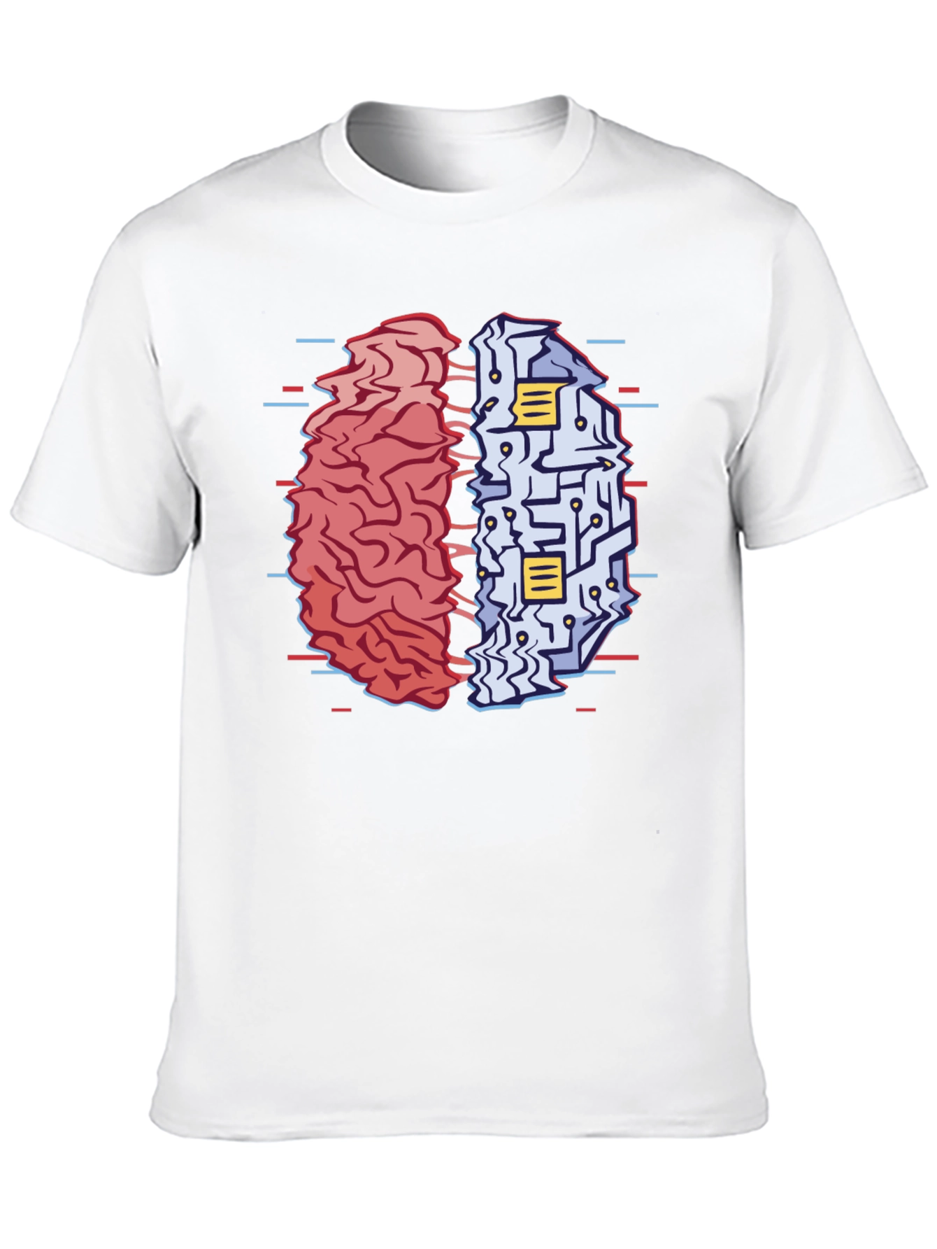 Brain Circuitry T-Shirt - Left vs Right Brain