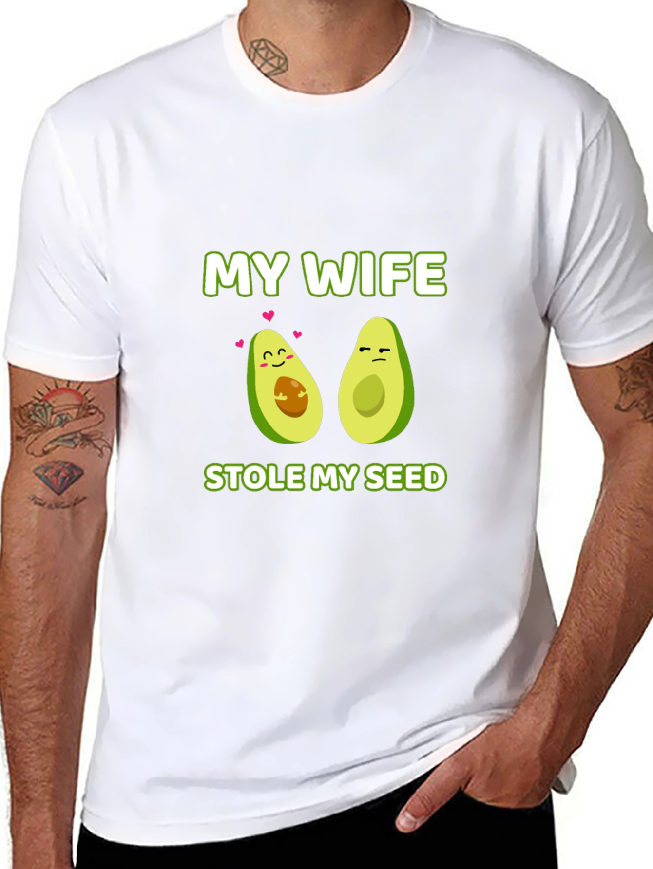My Wife Stole My Seed Avocado T-Shirt