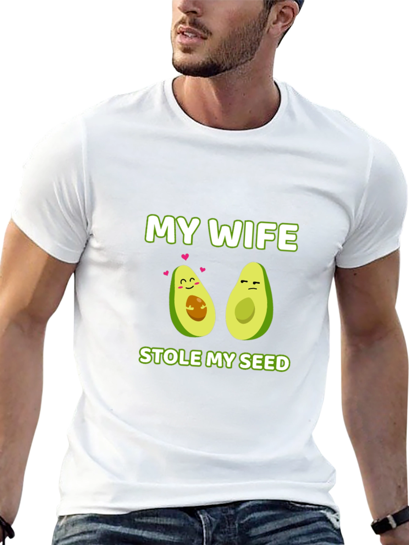 My Wife Stole My Seed Avocado T-Shirt