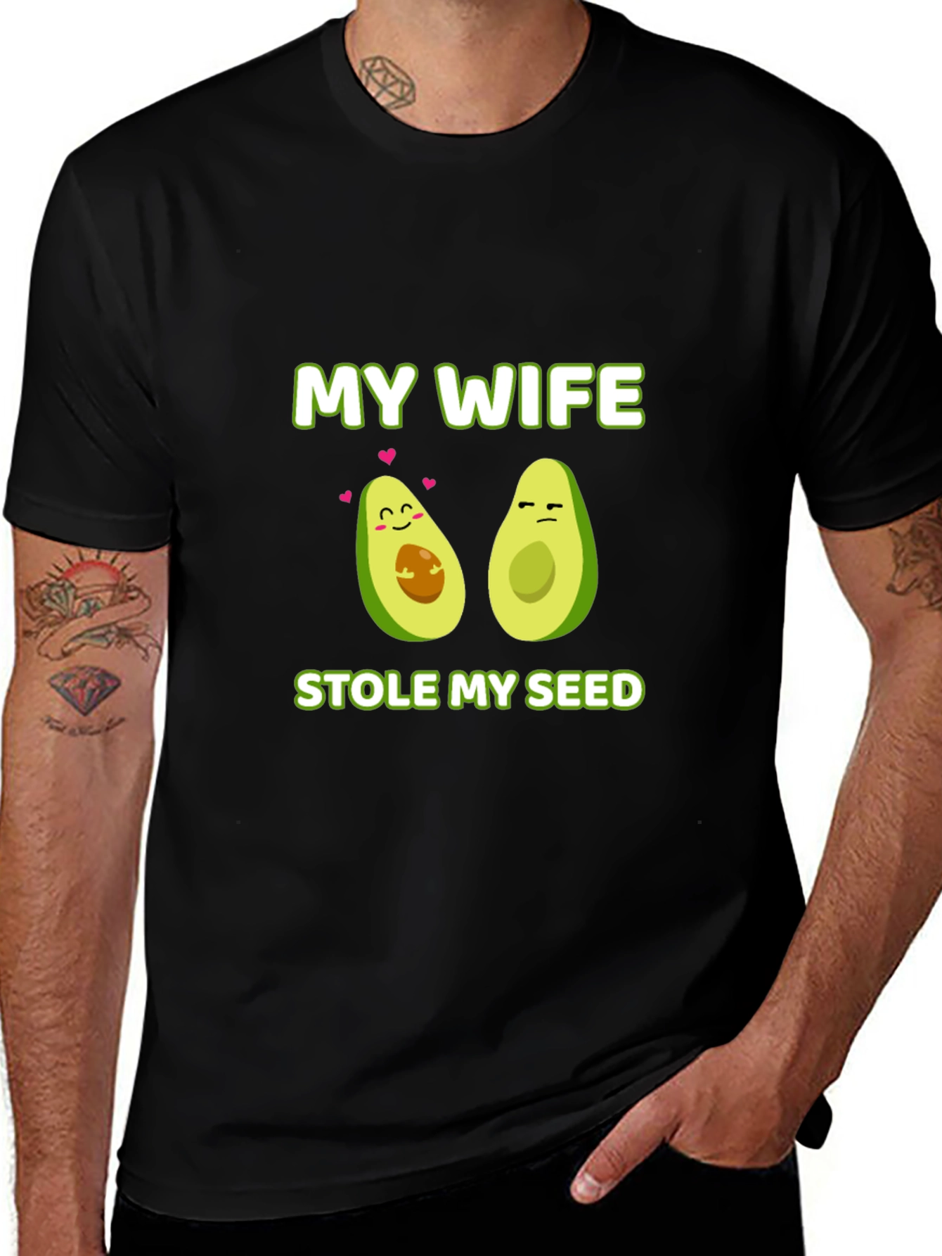 My Wife Stole My Seed Avocado T-Shirt