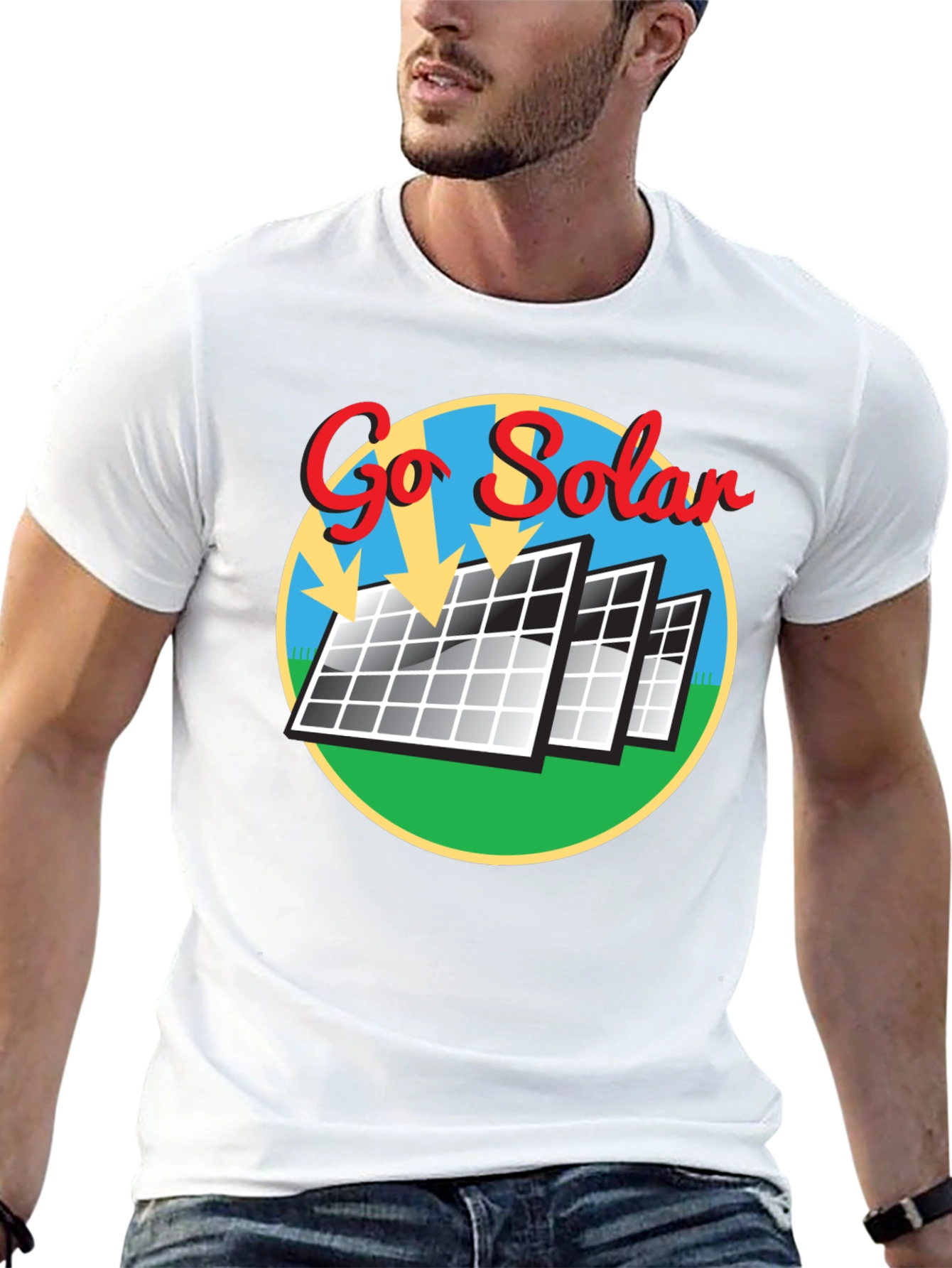 Go Solar T-Shirt - Renewable Energy Tee