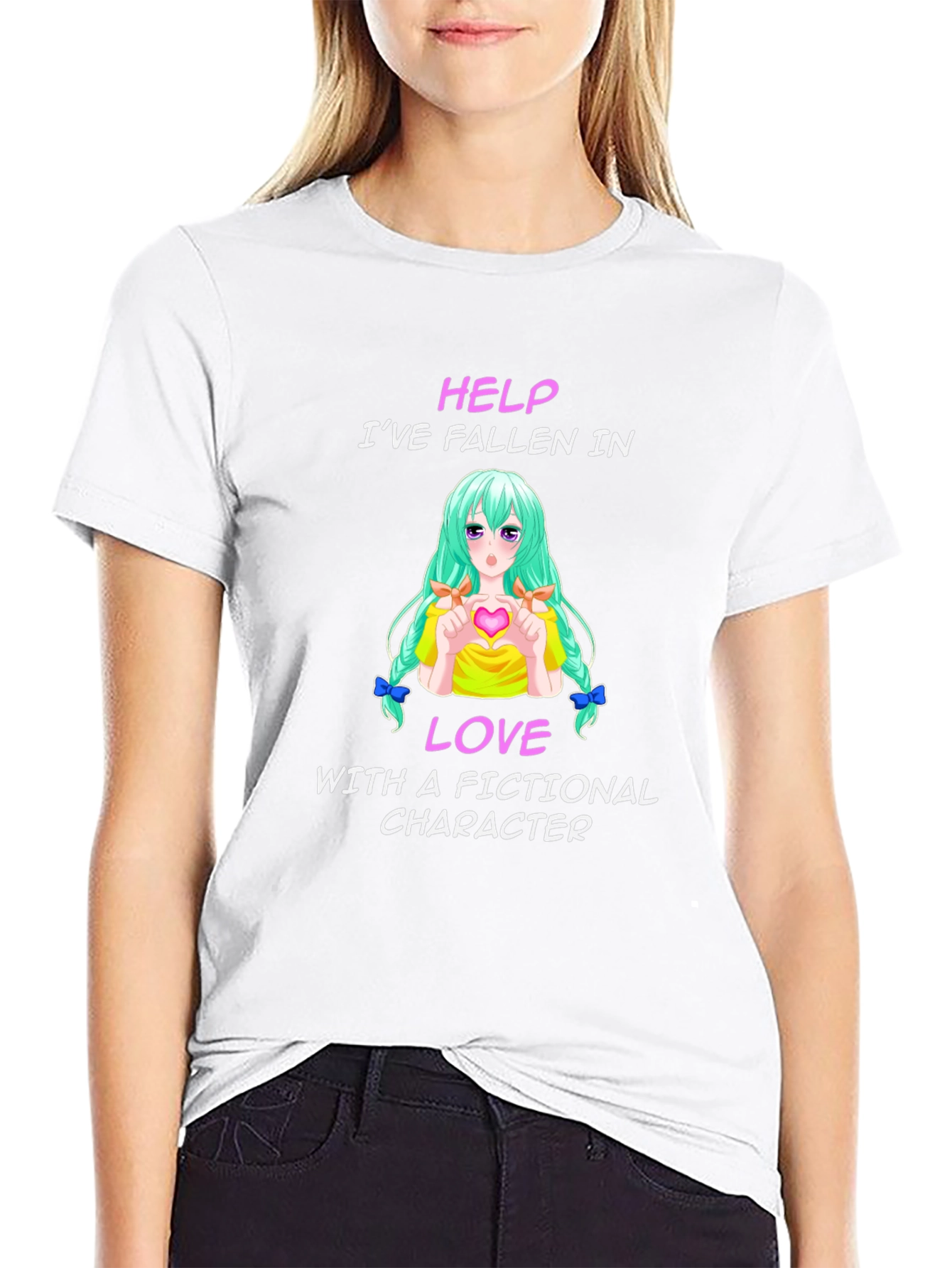 Fictional Character Lover T-Shirt - Black