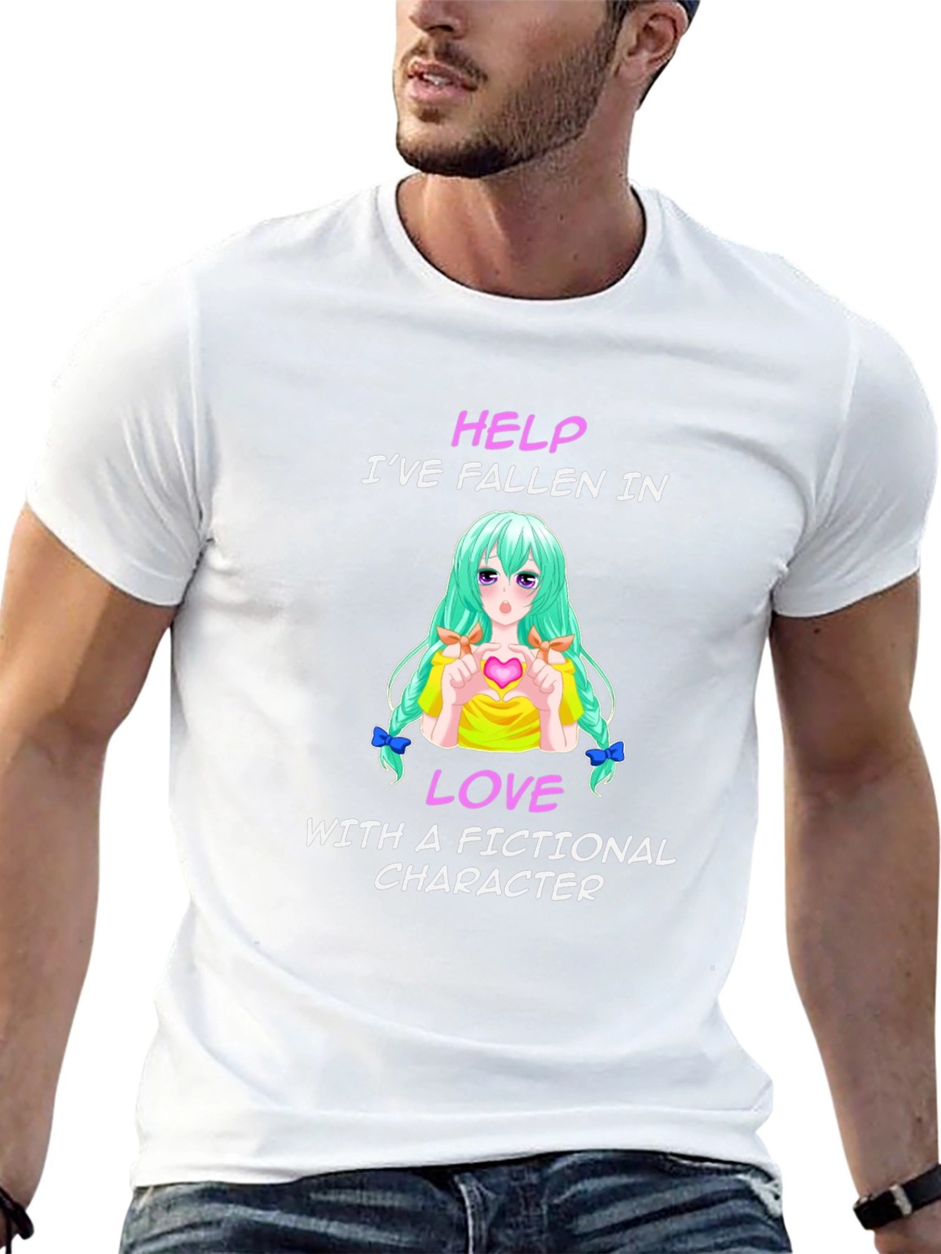 Fictional Character Lover T-Shirt - Black