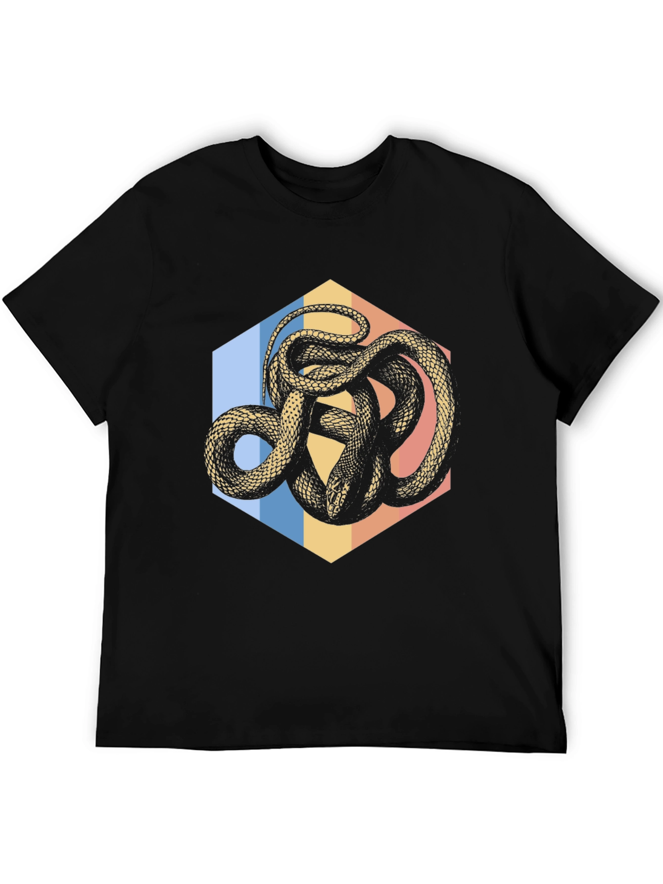 Snake Hexagon Graphic Tee