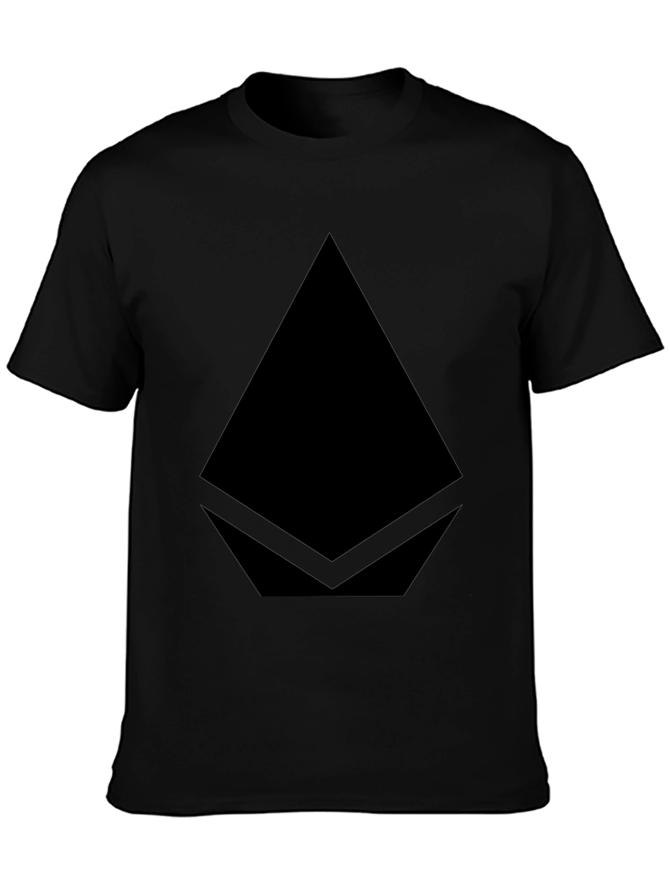 Ethereum Logo Black T-Shirt - Crypto Fashion
