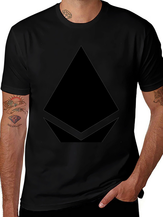 Ethereum Logo Black T-Shirt - Crypto Fashion