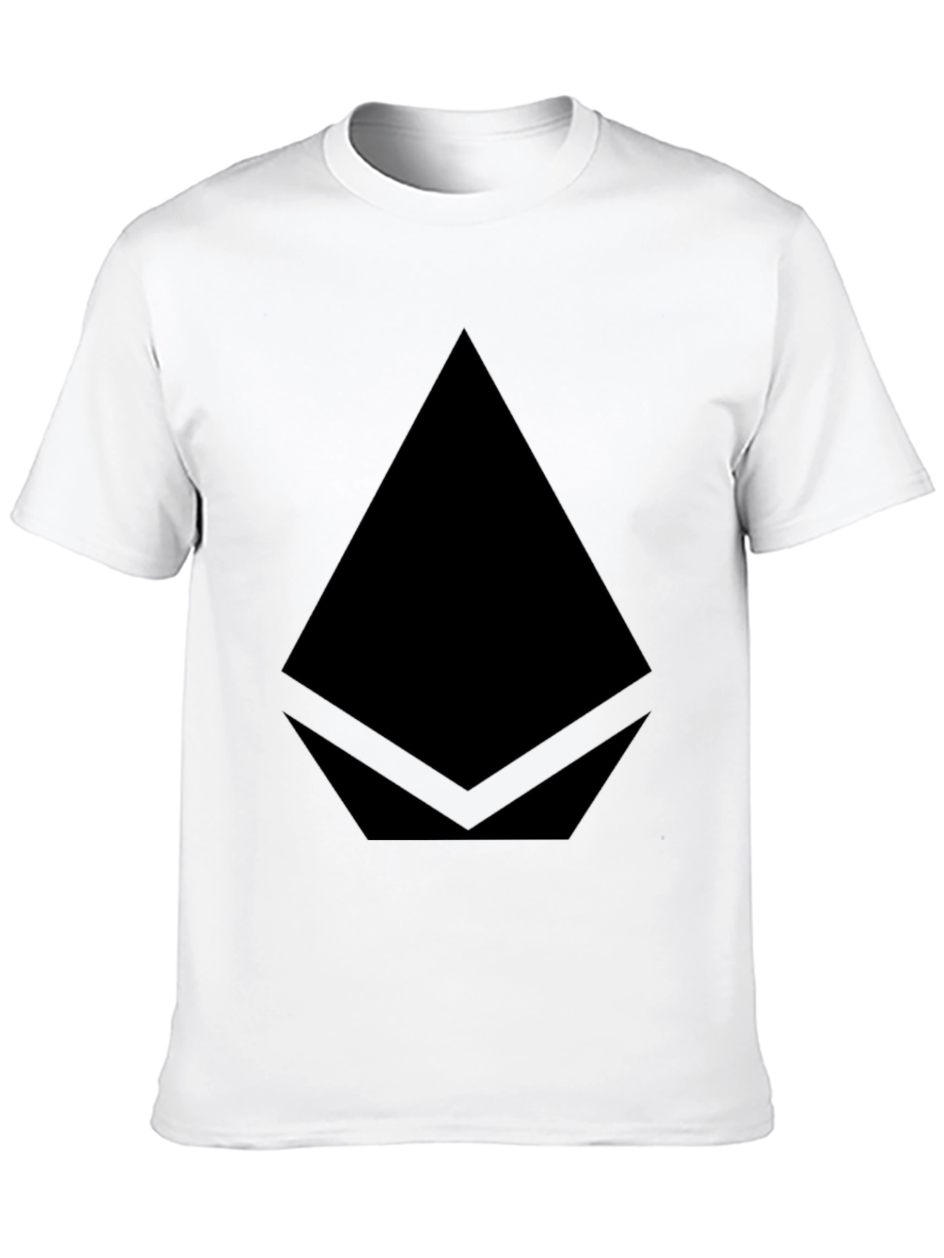 Ethereum Logo Black T-Shirt - Crypto Fashion