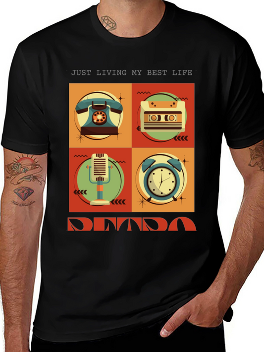 Retro Vibes Graphic Tee - Best Life Vintage T-Shirt