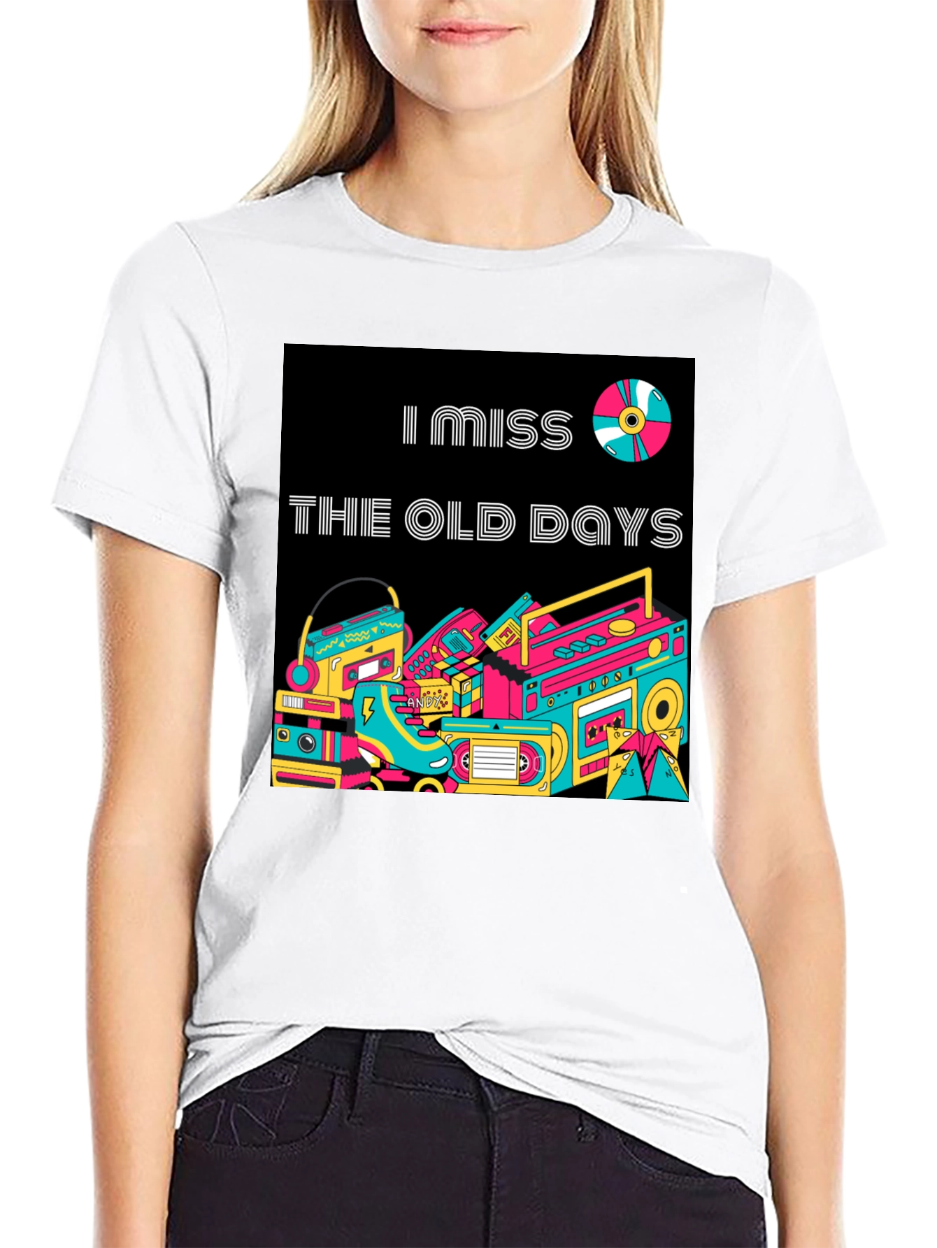 Retro I Miss The Old Days Graphic T-Shirt
