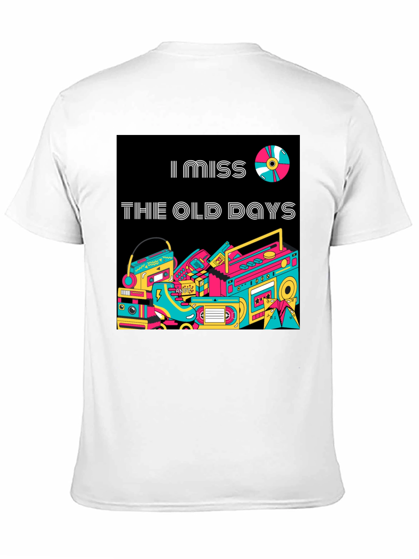 Retro I Miss The Old Days Graphic T-Shirt