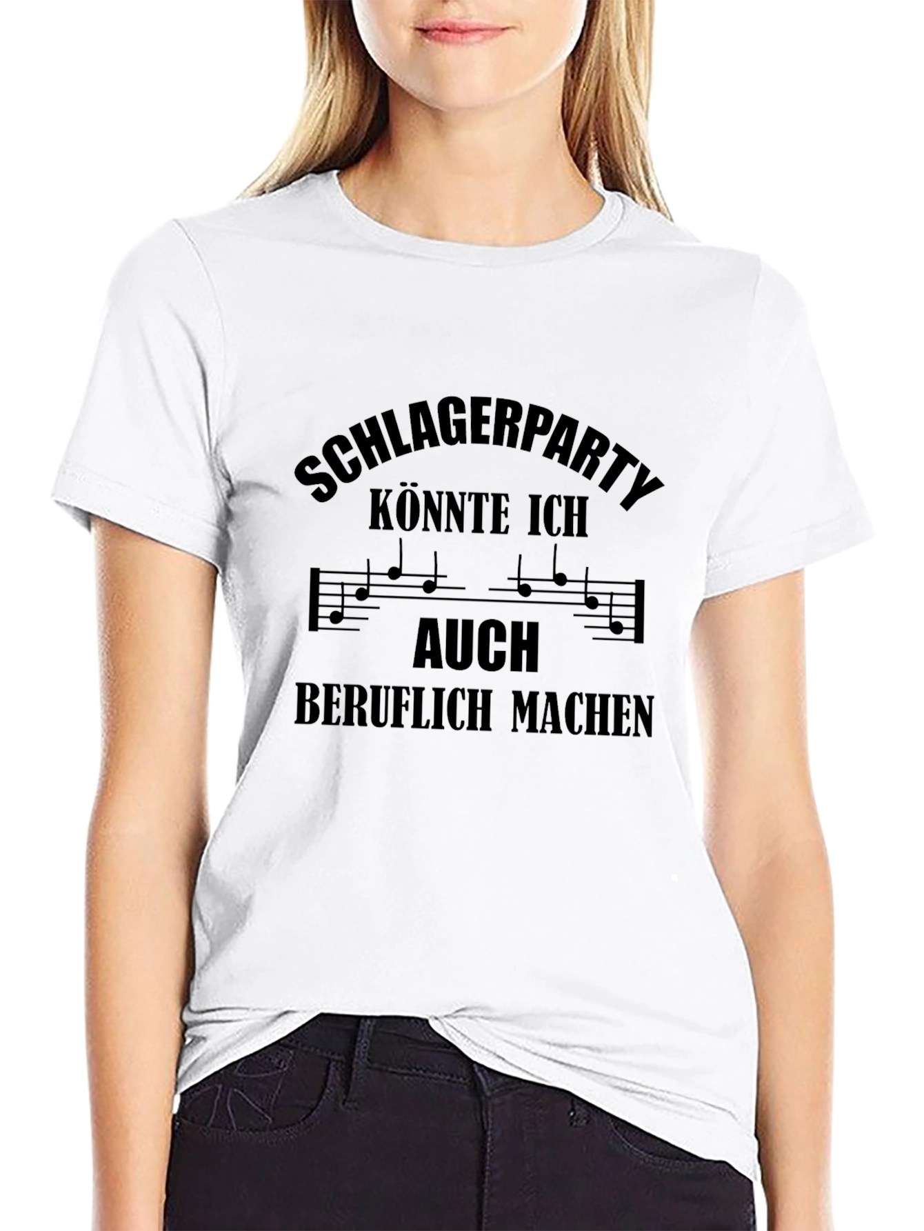 Schlagerparty Black T-Shirt