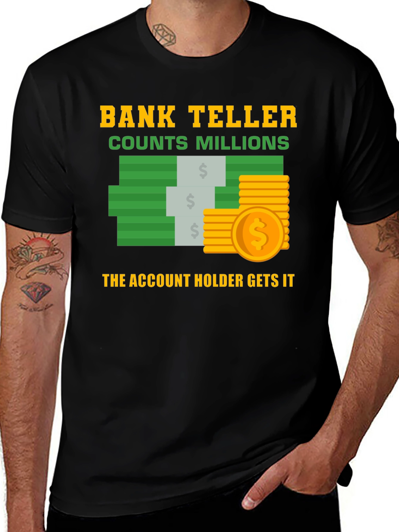 Bank Teller Counts Millions T-Shirt