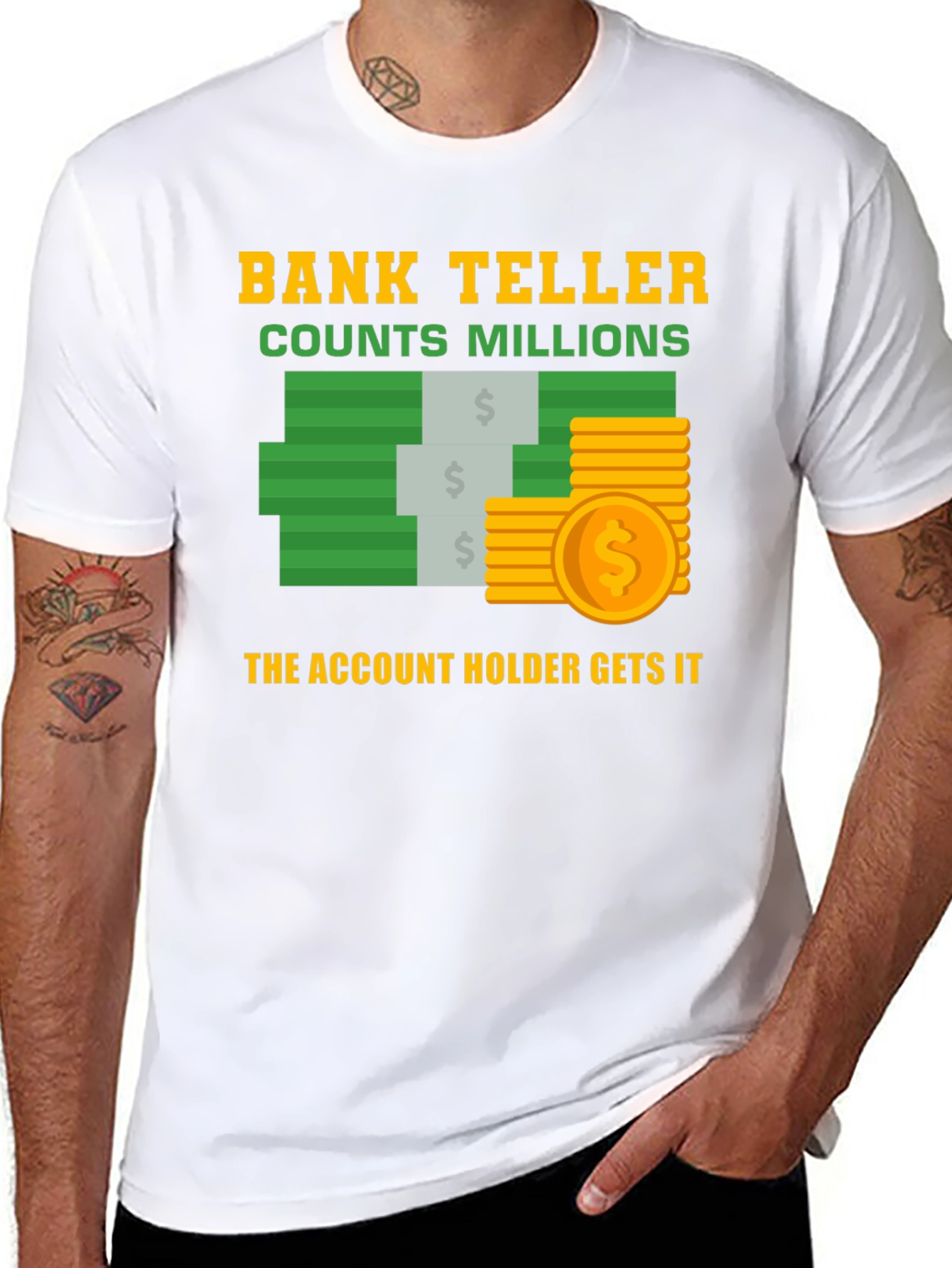 Bank Teller Counts Millions T-Shirt