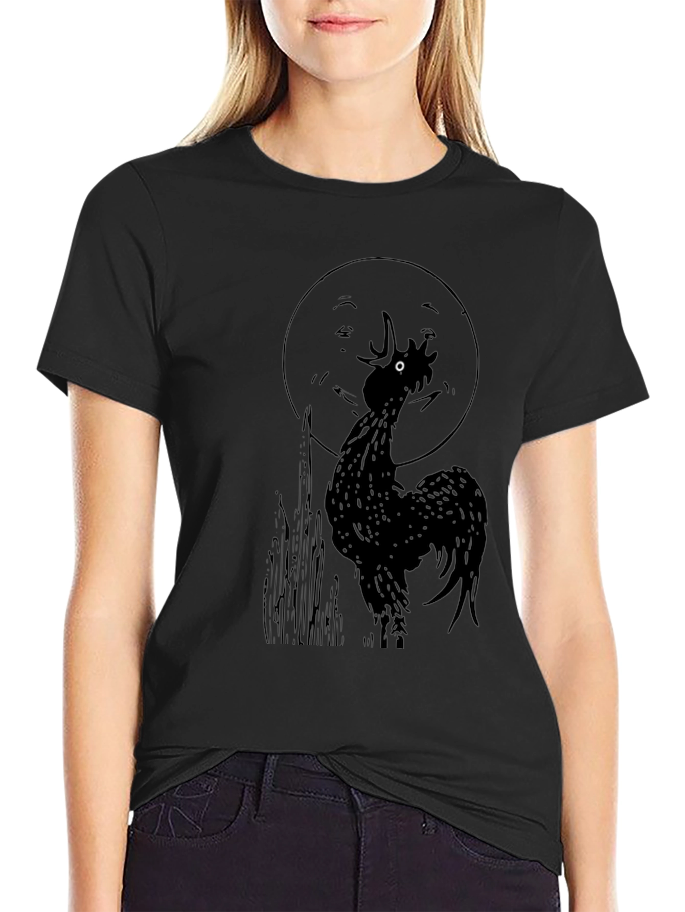 Black Rooster Graphic Tee