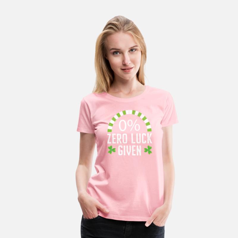 Zero Luck Given St. Patricks Day Irish Shamrock