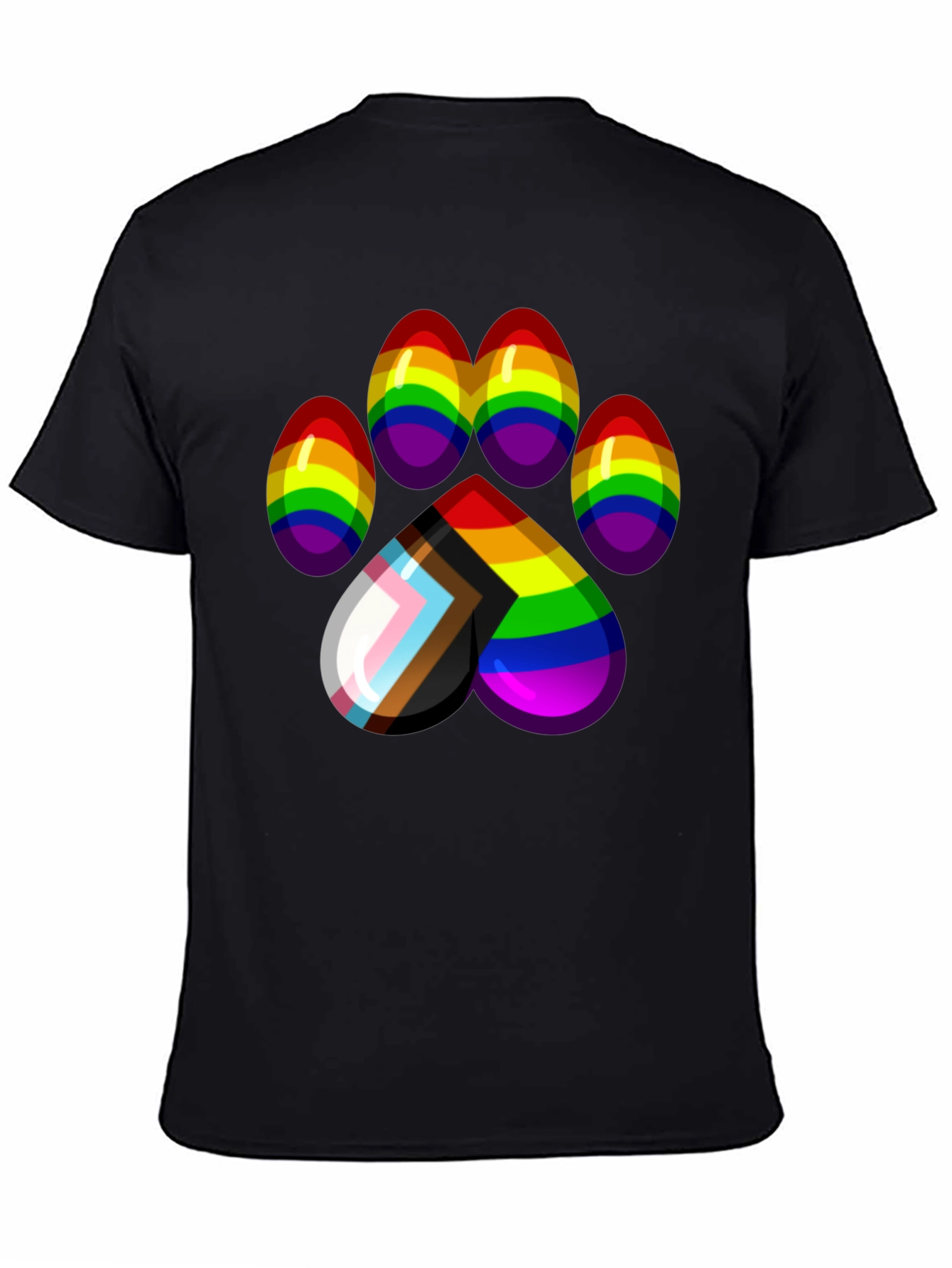 Pride Paw Print T-Shirt