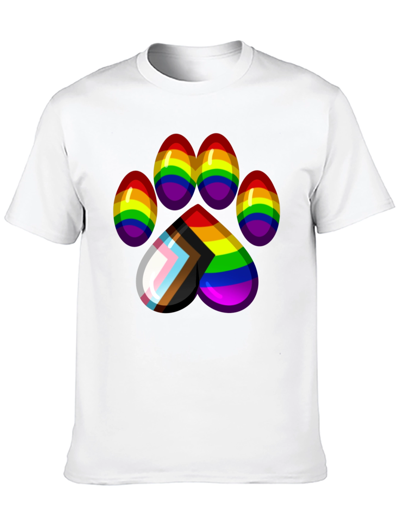 Pride Paw Print T-Shirt