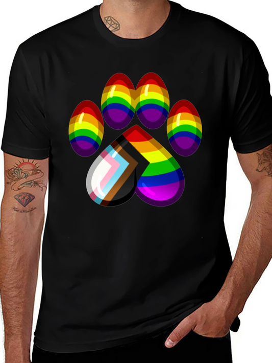 Pride Paw Print T-Shirt
