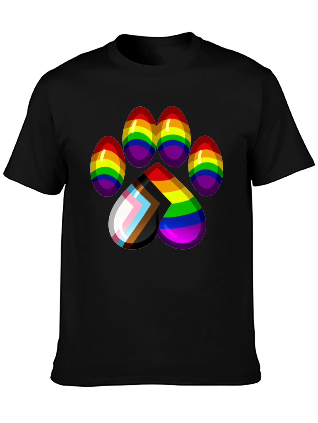 Pride Paw Print T-Shirt