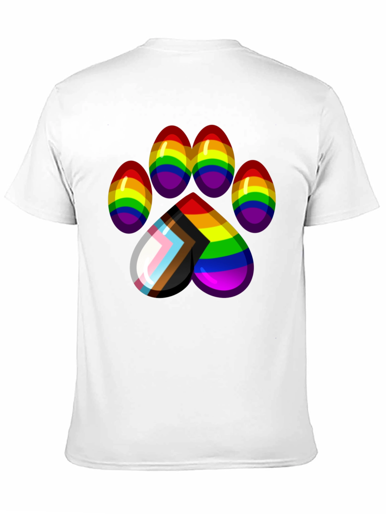 Pride Paw Print T-Shirt