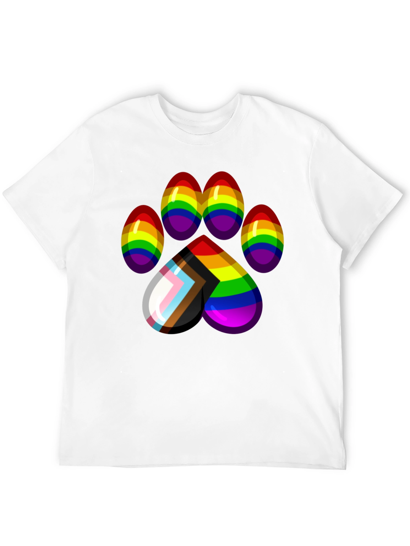 Pride Paw Print T-Shirt