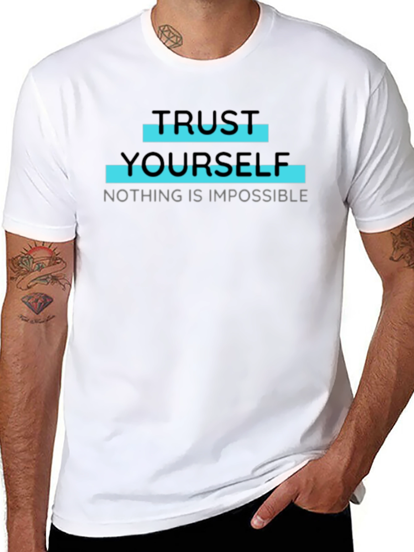 Trust Yourself T-Shirt - Motivational Quote Tee