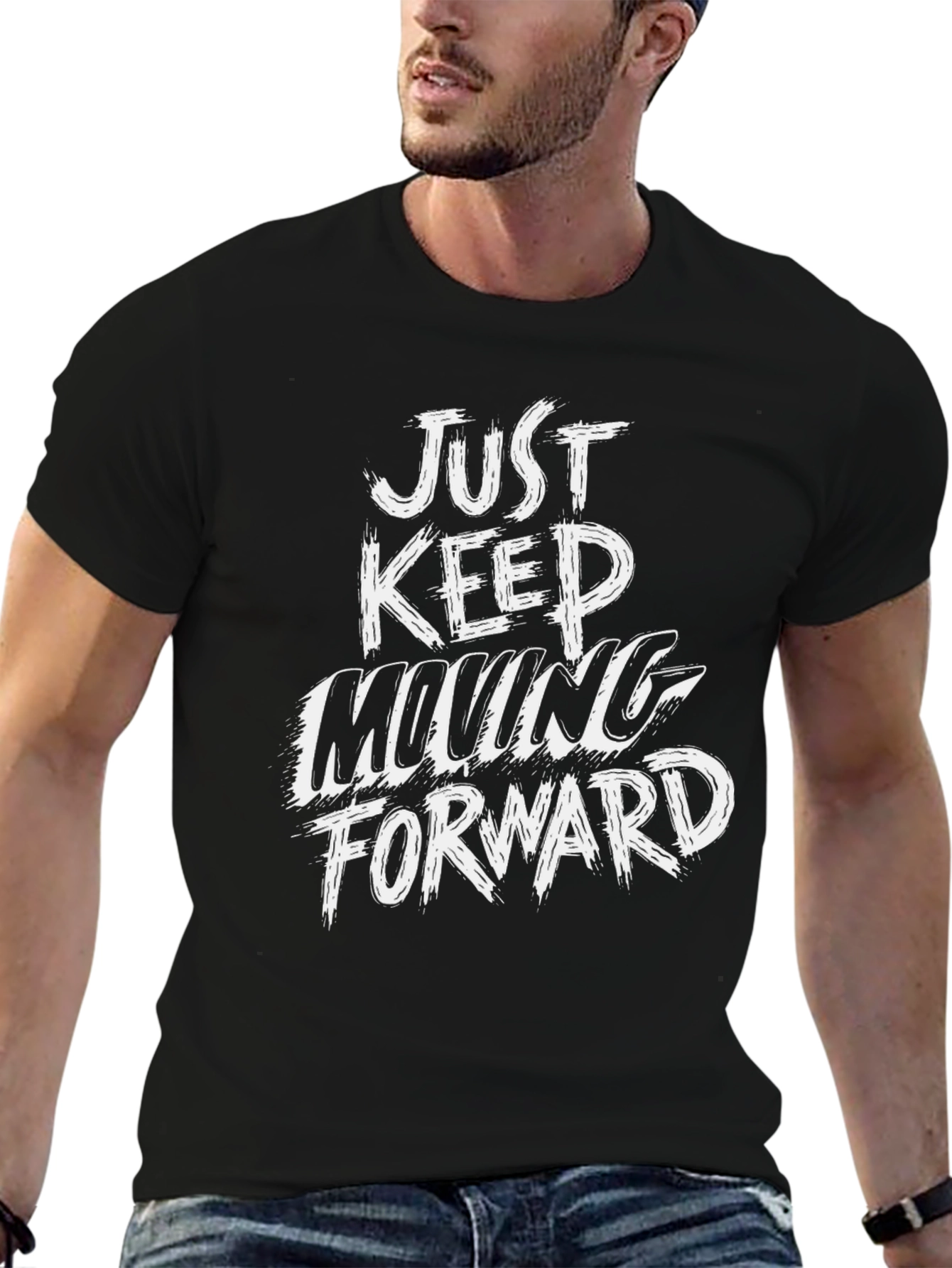 Just Keep Moving Forward Graphic Tee