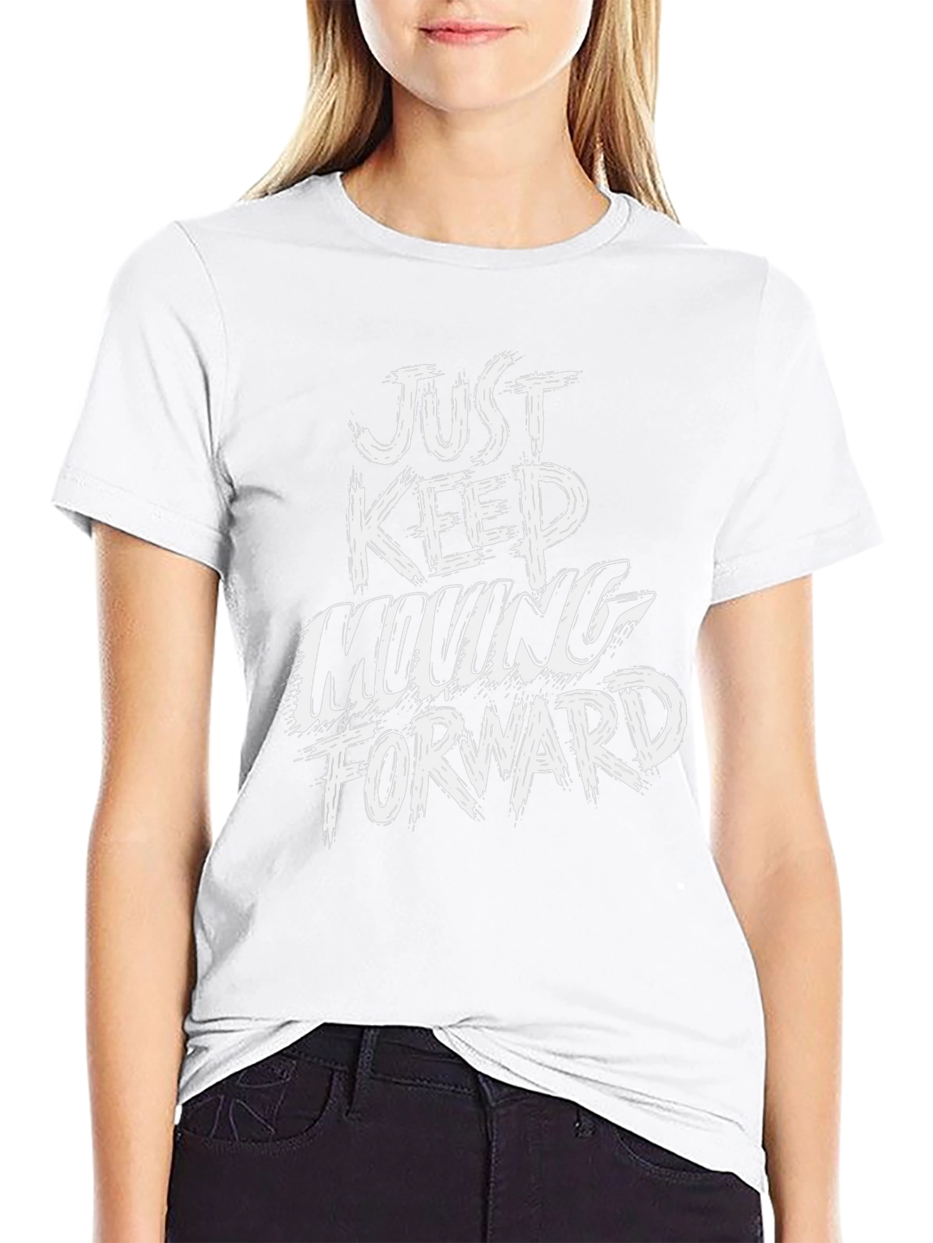 Just Keep Moving Forward Graphic Tee