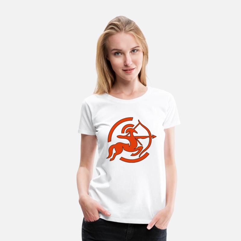 Zodiac Sagittarius Arc Icon Minimalistic In Red