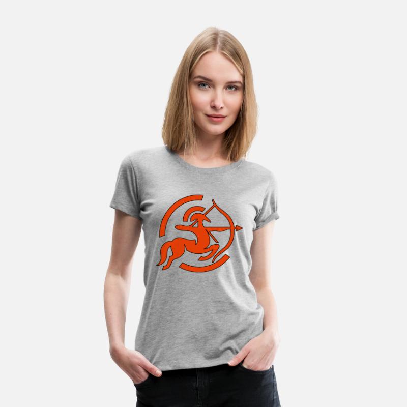 Zodiac Sagittarius Arc Icon Minimalistic In Red