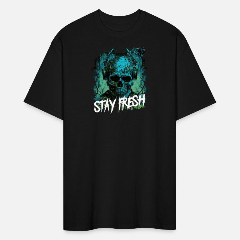 Zombie skull Disc Jockey