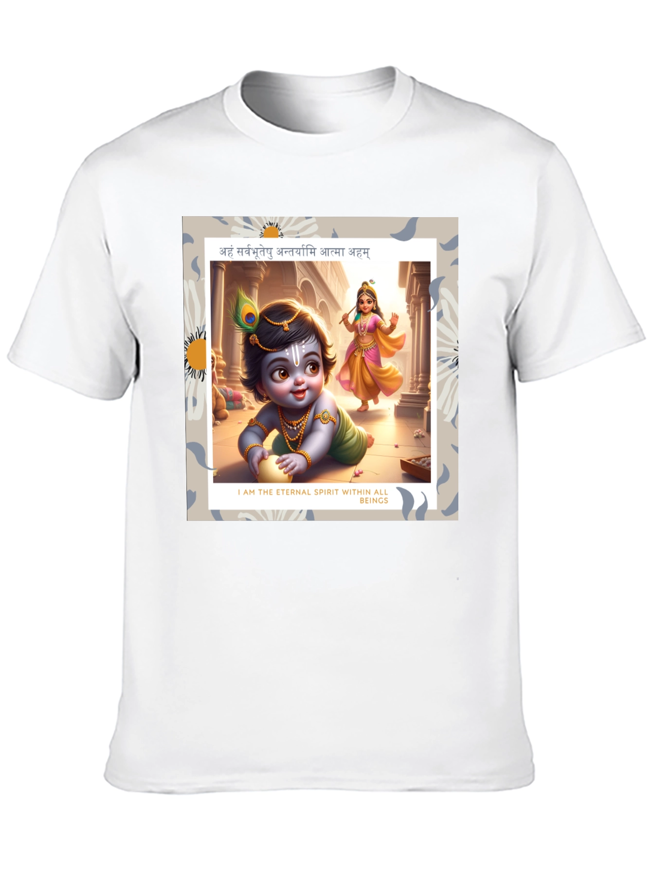 Krishna Graphic T-Shirt - Eternal Spirit Design
