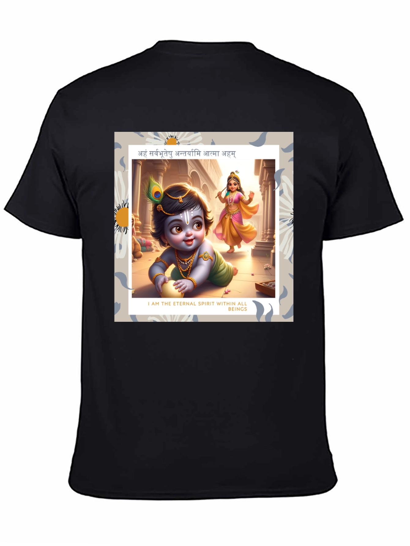 Krishna Graphic T-Shirt - Eternal Spirit Design