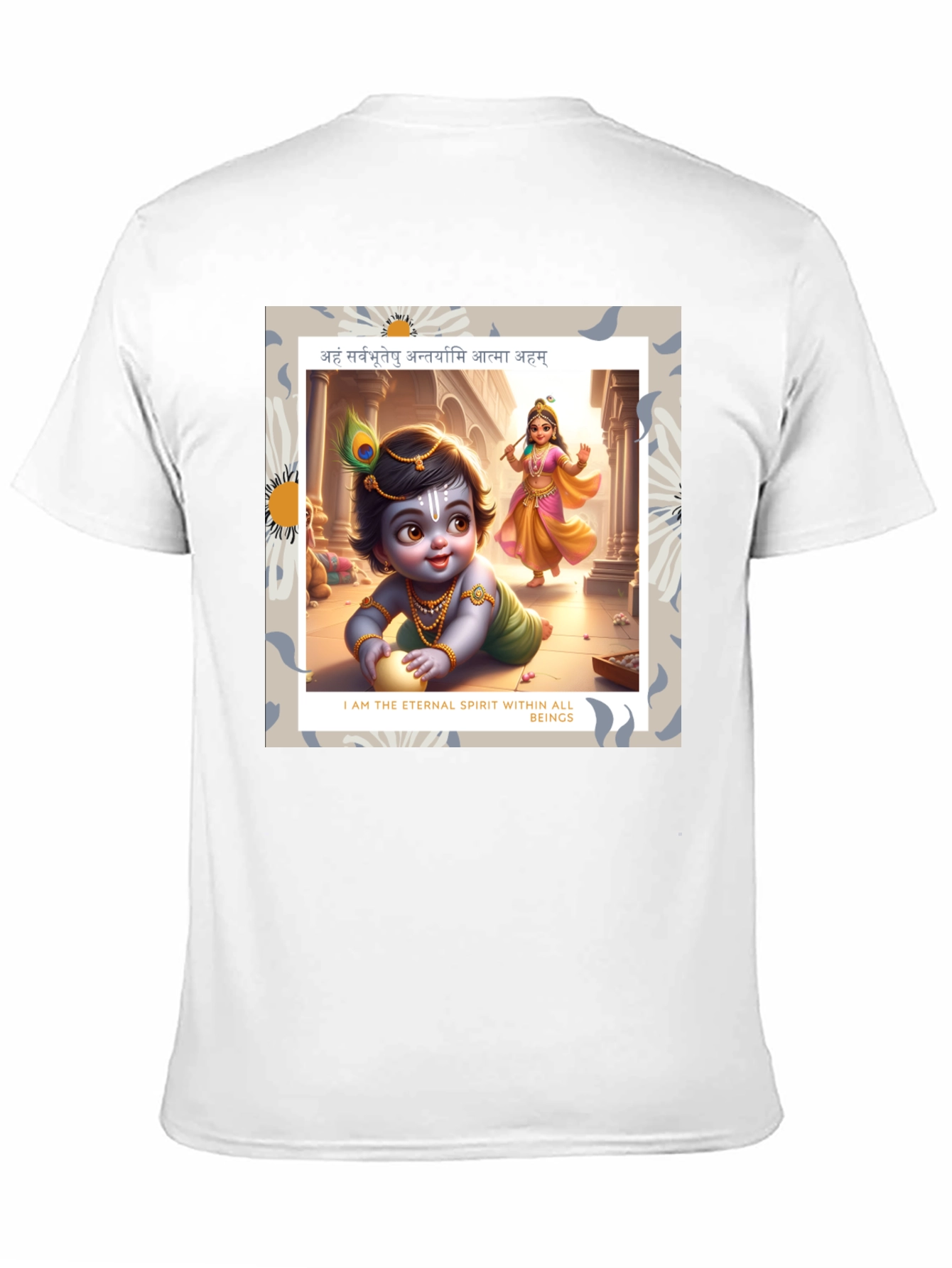 Krishna Graphic T-Shirt - Eternal Spirit Design
