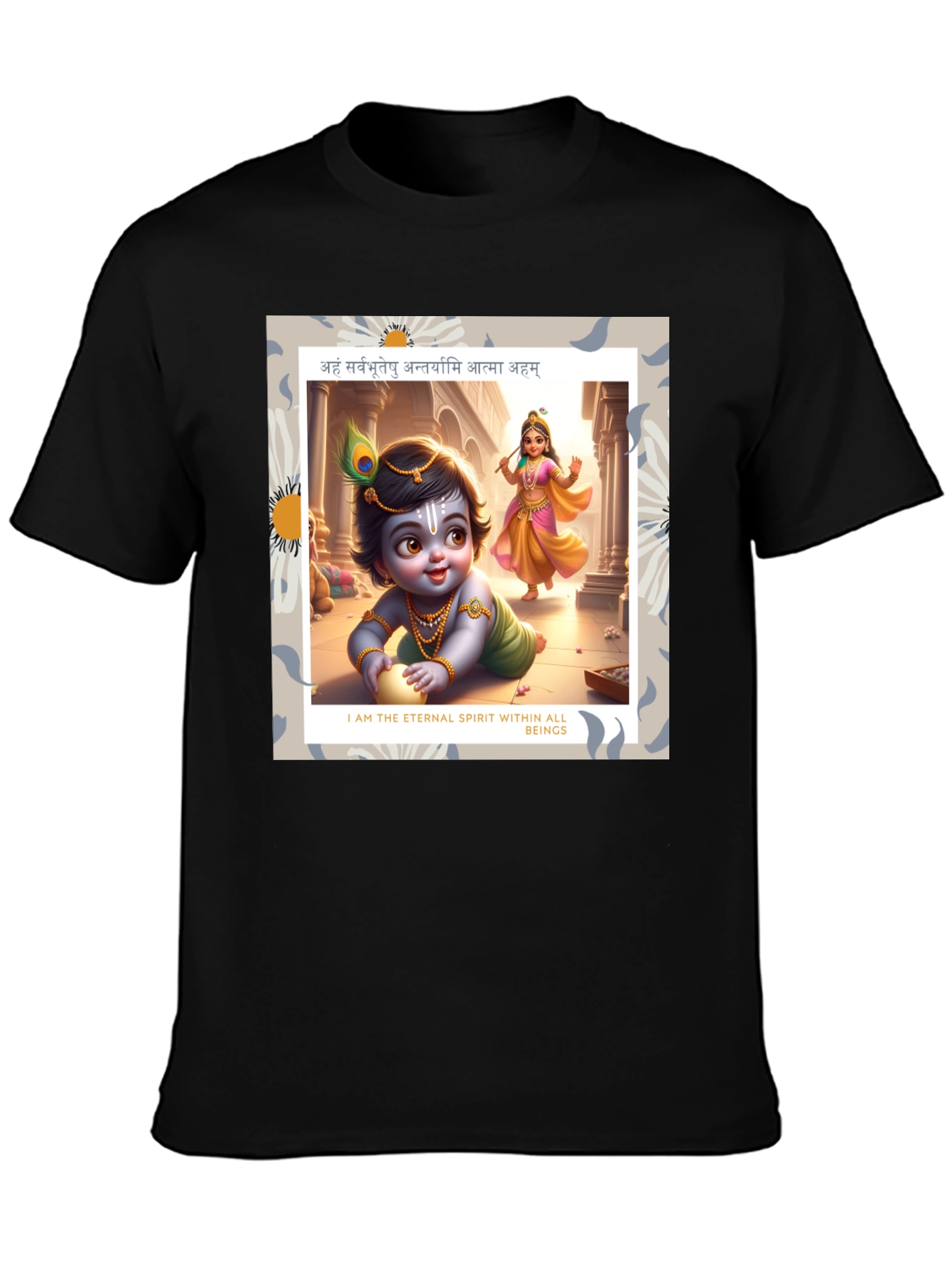 Krishna Graphic T-Shirt - Eternal Spirit Design