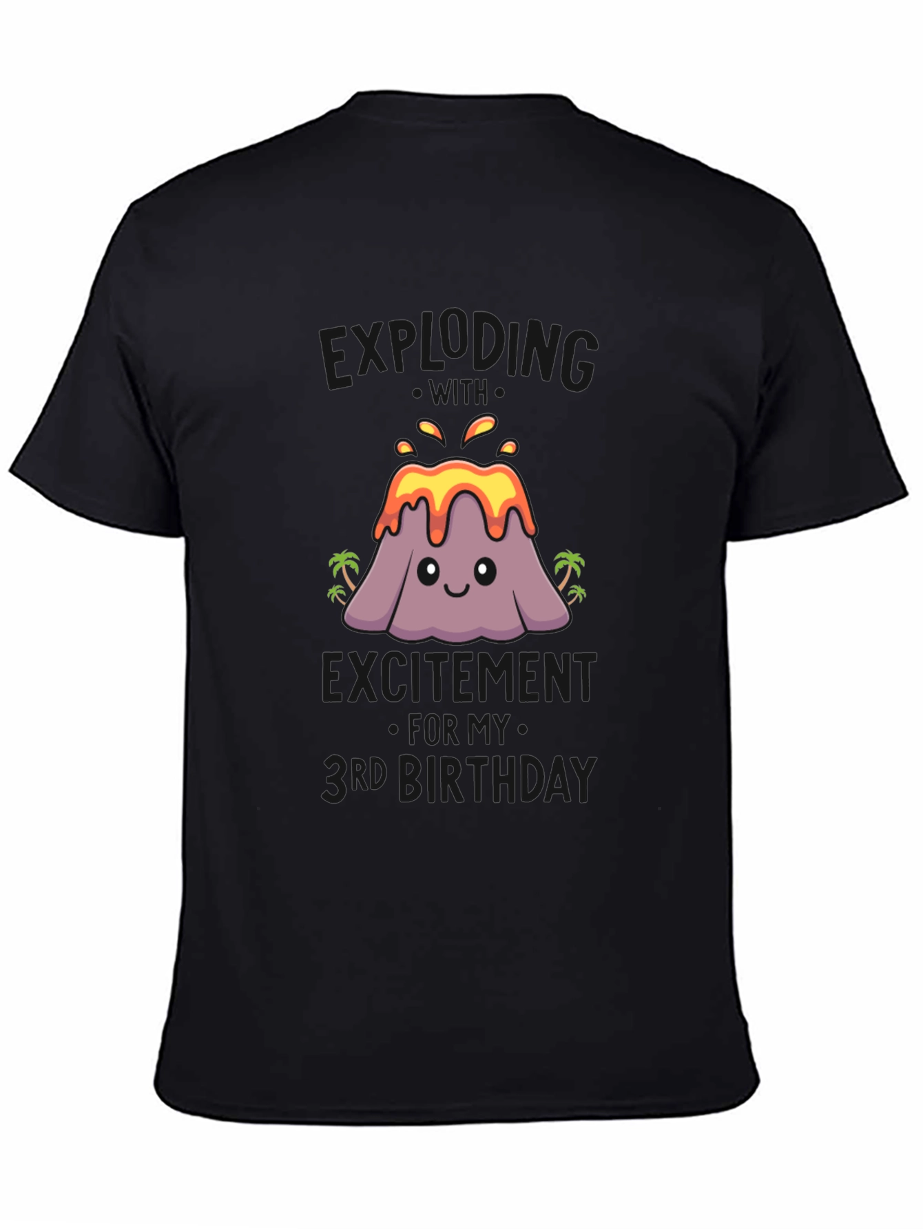 Volcano Third Birthday T-Shirt