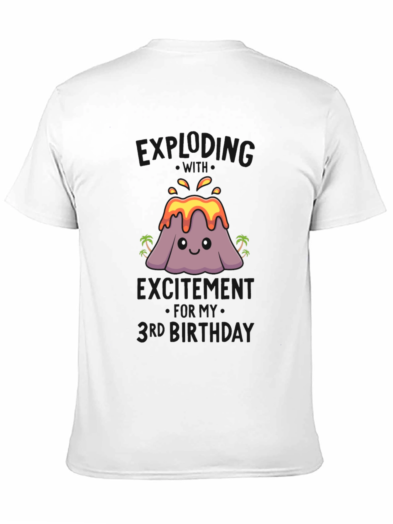 Volcano Third Birthday T-Shirt