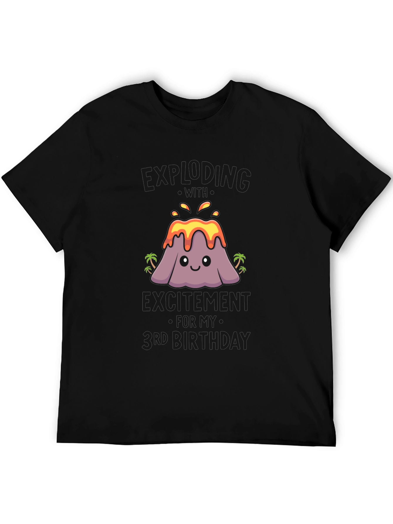 Volcano Third Birthday T-Shirt