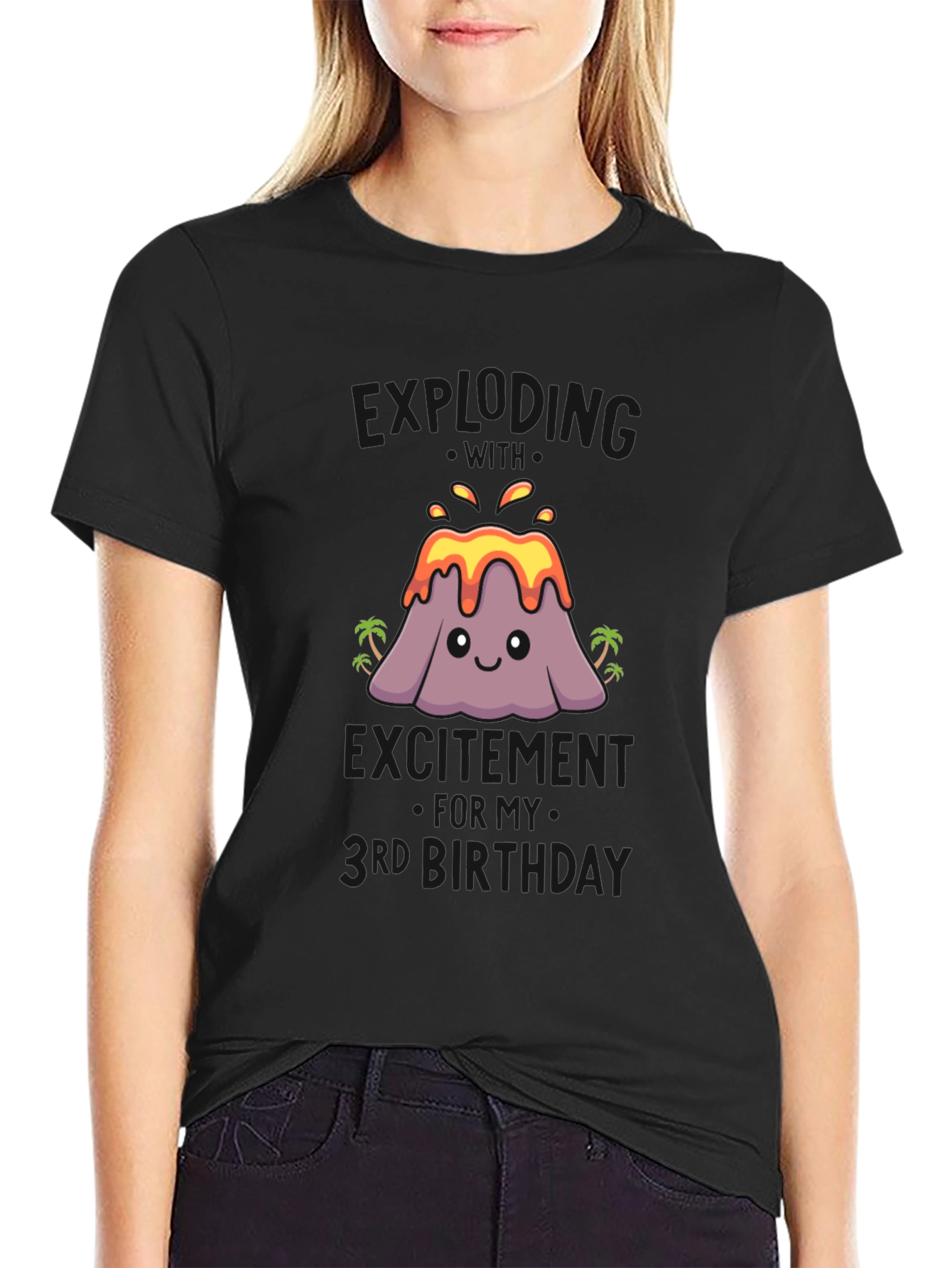 Volcano Third Birthday T-Shirt